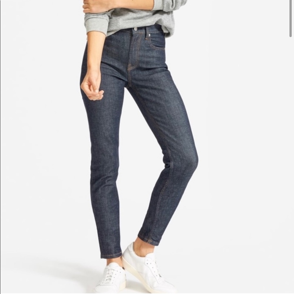 Everlane Indigo Straight Leg Jeans